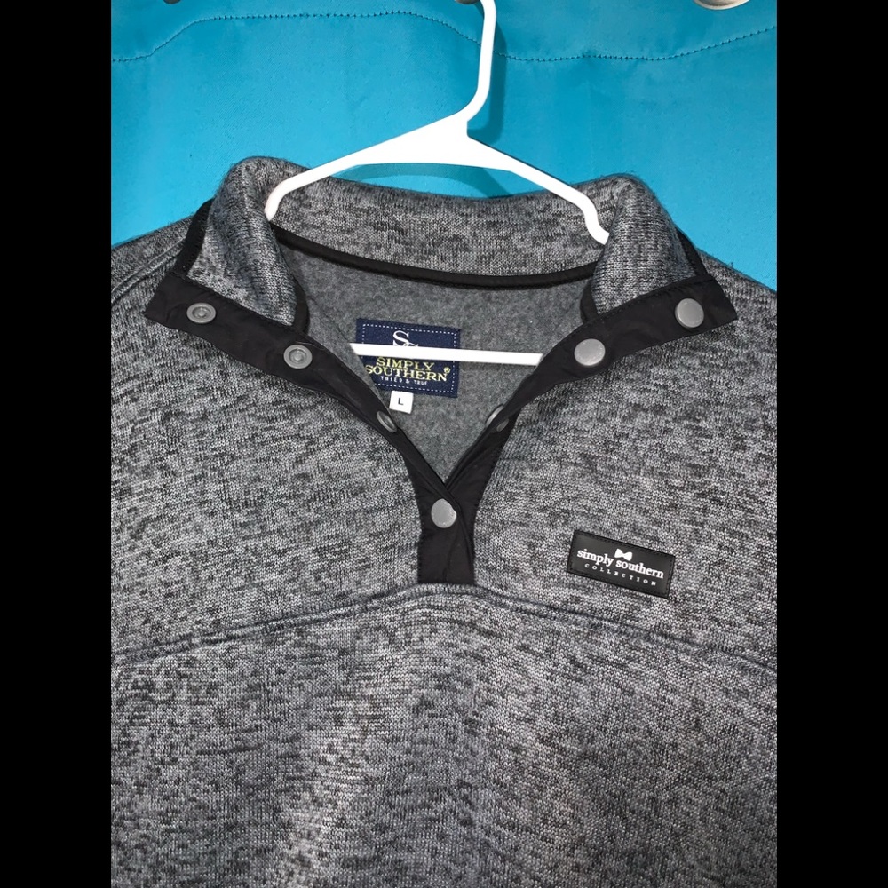 Simply Southern Half Button jacket - Picture 3 of 3